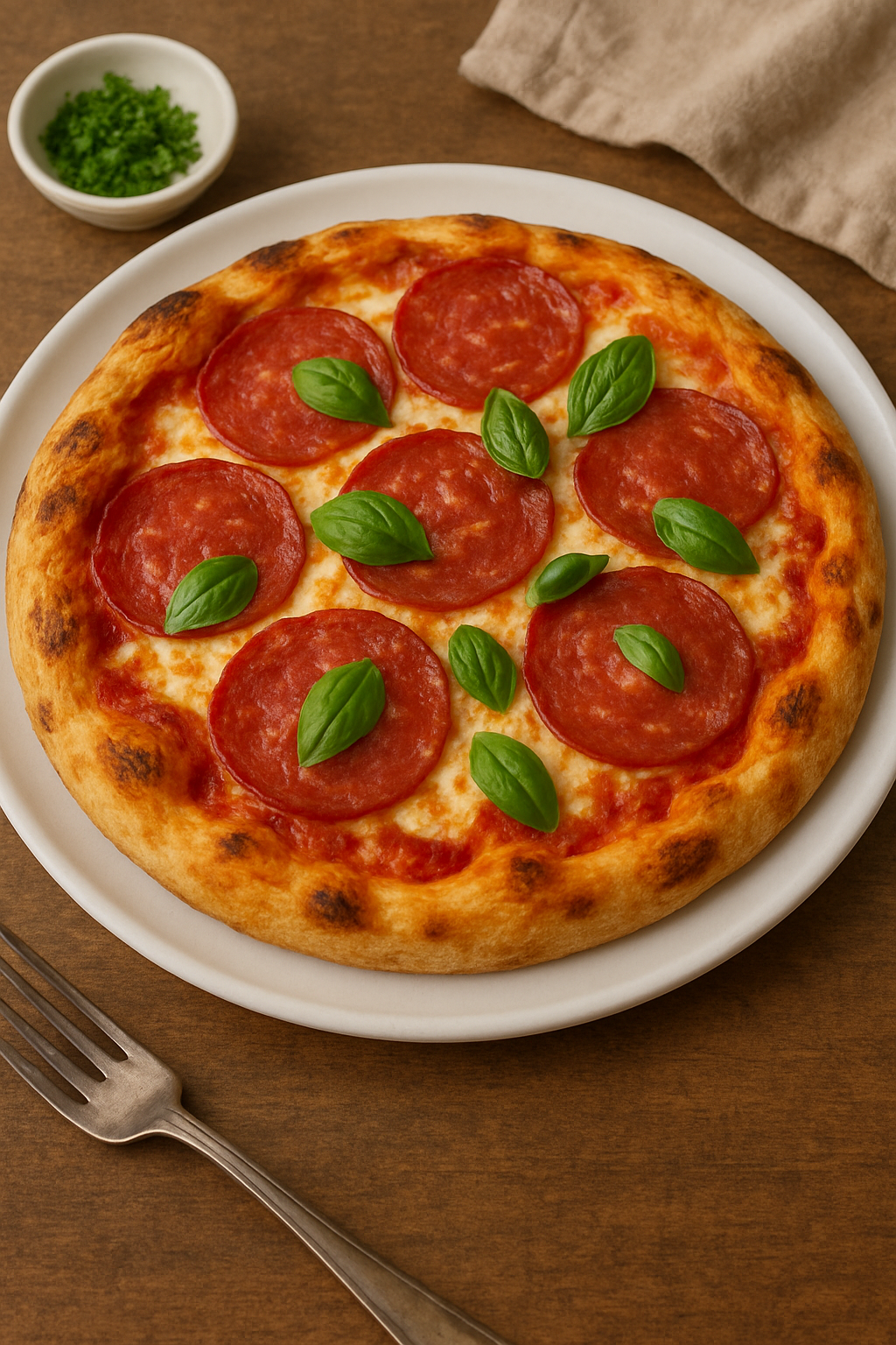 Pizza Salami - Authentiek Italiaans gerecht Restaurant Romagna Zoetermeer